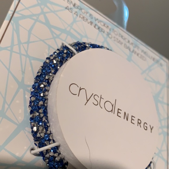 CRYSTAL ENERGY SWAROVSKI END CAPS BRACELET HEALING - Picture 6 of 6